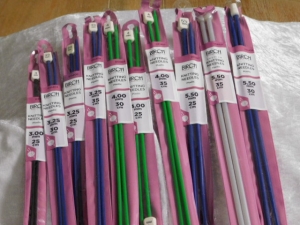 Birch Knitting Needles x 10 Pack 8